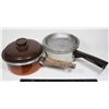 Image 1 : 2 VINTAGE POTS WITH LIDS