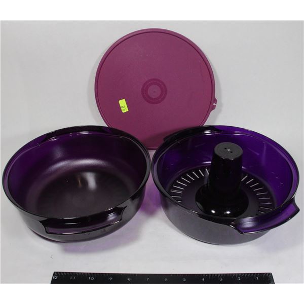 PURPLE TUPPERWARE