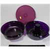 Image 1 : PURPLE TUPPERWARE