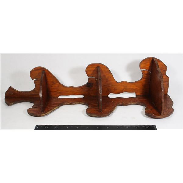 WOODEN CORNER SHELF