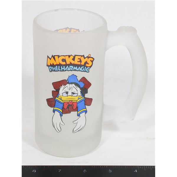 DISNEY - MICKEY'S PHILHARMAGIC VINTAGE FROSTED MUG