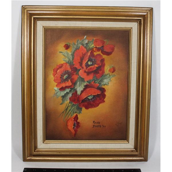 BEAUTIFUL OIL PAINTING BY ROSE DIETZ (1925-2026)