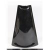 Image 1 : VINTAGE BLACK VASE - TRAPEZOIDAL