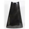 Image 2 : VINTAGE BLACK VASE - TRAPEZOIDAL
