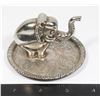 Image 1 : SILVER TRINKET DISH/JEWELRY HOLDER, VINTAGE