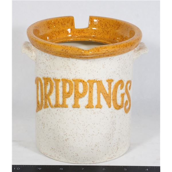 RETRO "DRIPPINGS" CANISTER CERAMIC