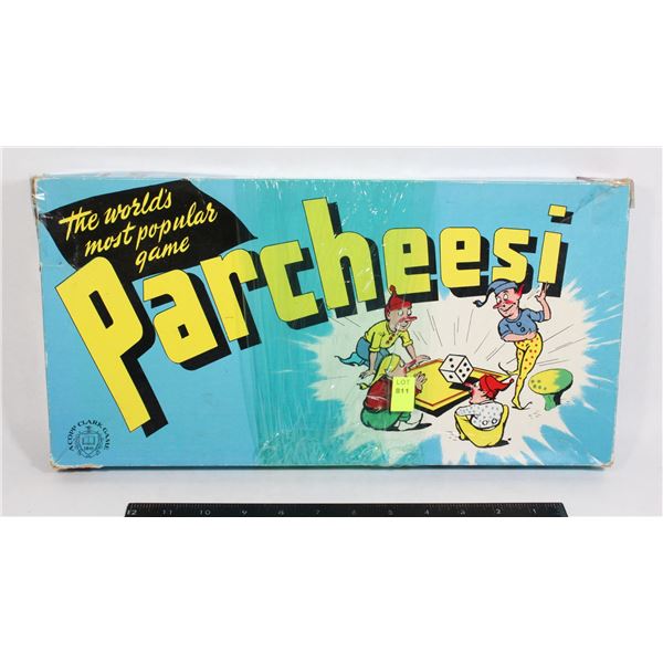 VINTAGE PARCHEESI BOARD GAME