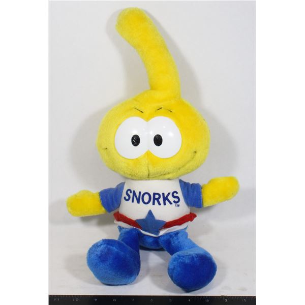 VINTAGE 1980'S SNORKS ALLSTAR PLUSH