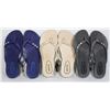 Image 1 : 3 NEW PAIRS OF SIZE 8 FLIP FLOPS