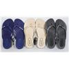 Image 1 : 3 NEW PAIRS OF SIZE 8 FLIP FLOPS