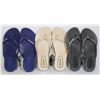 Image 1 : 3 NEW PAIRS OF SIZE 8 FLIP FLOPS