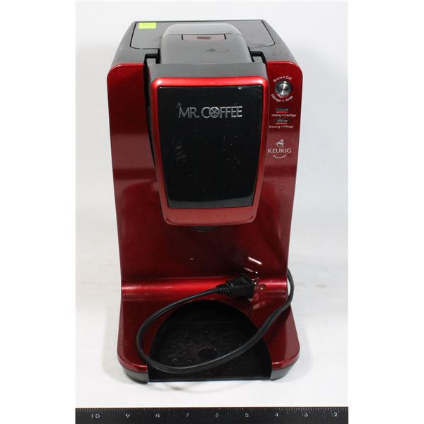 MR. COFFEE MACHINE - KEURIG BREWED, RED
