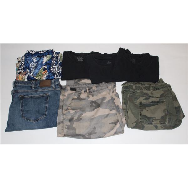 MENS XL, 2XLT, 42 JEANS AND SHORTS