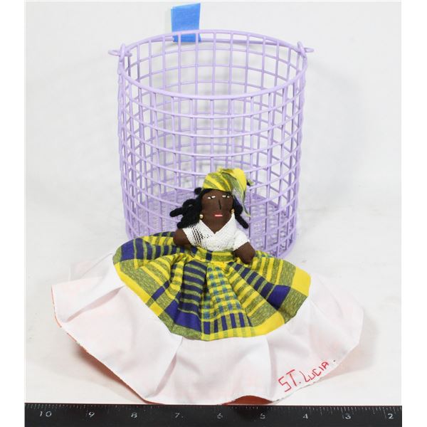 VINTAGE REVERSIBLE ST. LUCIA DOLL