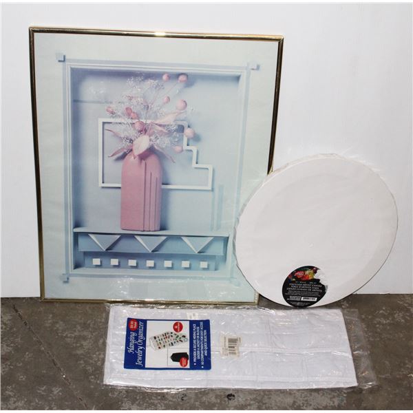 1970'S PICTURE, ROUND CANVAS