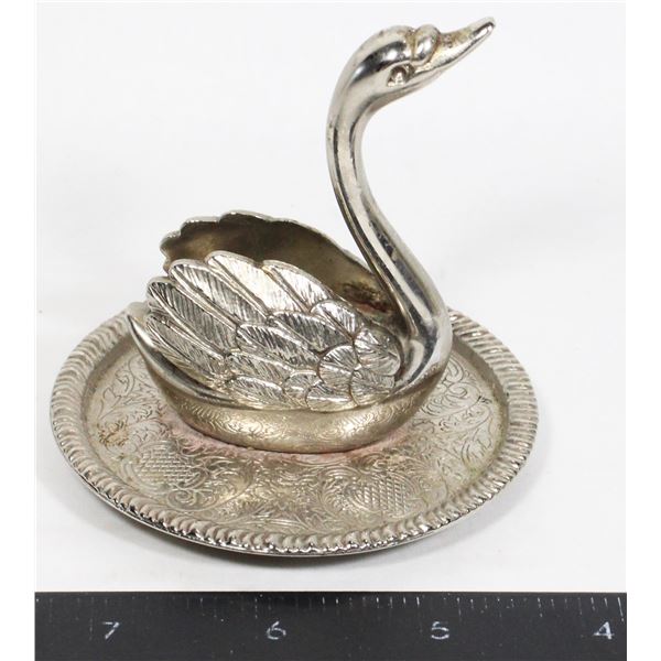 SILVER TRINKET DISH OR JEWELRY HOLDER