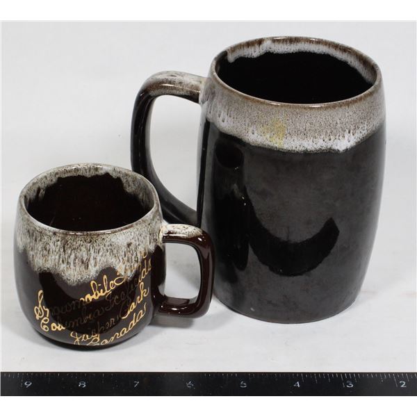 LARGE AND SMALL MUGS