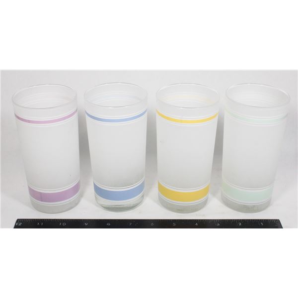 VINTAGE CULVER LTD FROSTED GLASSWARE MCM