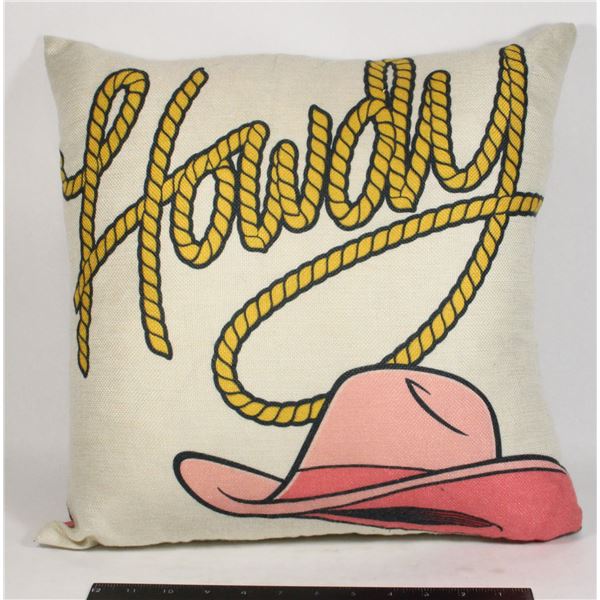 HOWDY PILLOW