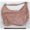 Image 1 : MUTED PINK HOBO PURSE WITH GOLD STUDDED DETAILS
