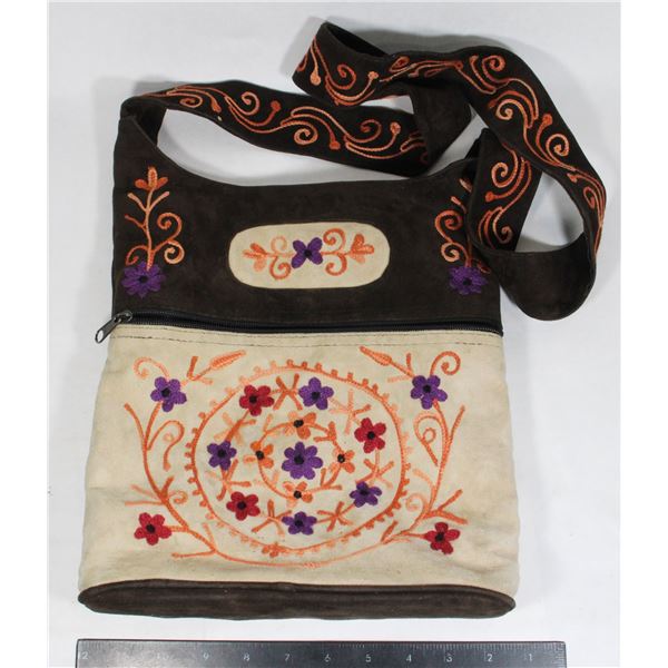 RETRO SUEDE SHOULDER BAG