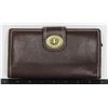 Image 1 : VINTAGE COACH SIGNATURE PRINT TURNLOCK PEBBLED LEA