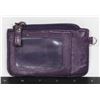 Image 1 : ROOTS LEATHER FLAT ZIP CARD POUCH
