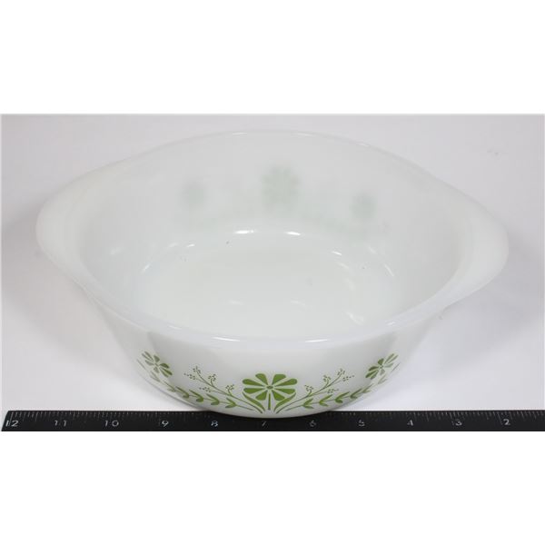 GLASBAKE #82 8" DIAMETER "GREEN DAISY" OR "CRA