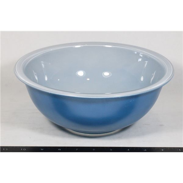 BLUE PYREX CORNING MIXING BOWL #325