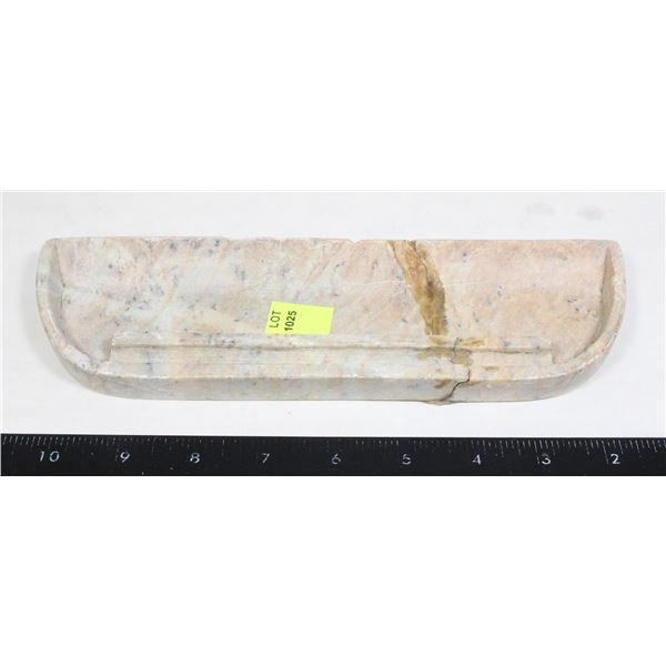 MCM ASHTRAY 9.5" X 3" KINITAK INUIT SOAPSTONE "