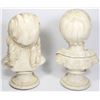 Image 2 : 2 CHILDREN BUSTS - CHALKWARE GIROTTI SCULPTURED AR