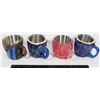 Image 1 : 4 X LAVA MUGS - STAINLESS INTERIORS