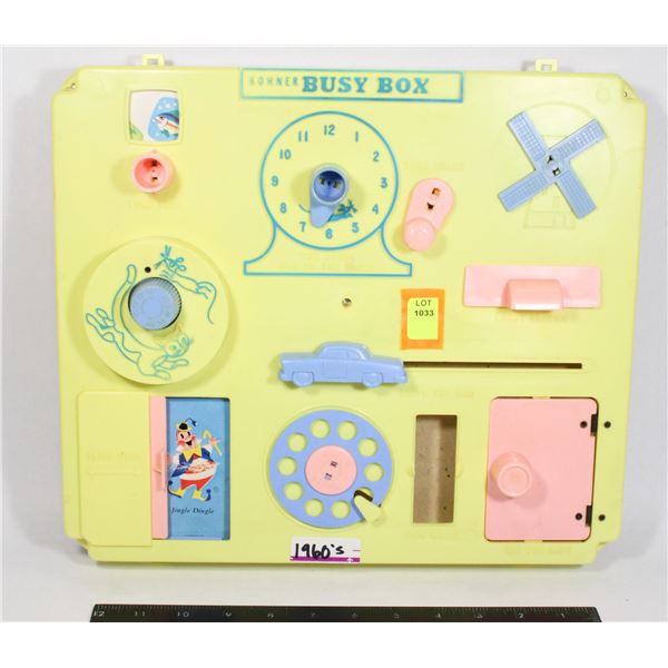MCM CRIB TOY BY KOHNER - BUSY BOX