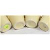 Image 2 : 4 BUTTER YELLOW VINTAGE IKEA "FARGRIK" MUGS
