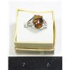 Image 1 : MEN'S SIZE 8.75 RING TIGER'S EYE STONE