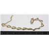 Image 1 : VINTAGE MONET TEXTURED LEAF LINK NECKLACE/CHOKER