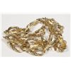 Image 2 : VINTAGE MONET TEXTURED LEAF LINK NECKLACE/CHOKER