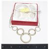 Image 1 : VINTAGE LIZ AND CO. - CIRCLE BIB DOUBLE CHAIN
