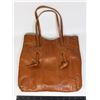 Image 1 : VINTAGE CAMEL - SOHO LEATHER BAG WITH WALLET
