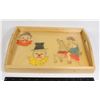 Image 1 : VINTAGE WOOD TRAY WITH HANDLES