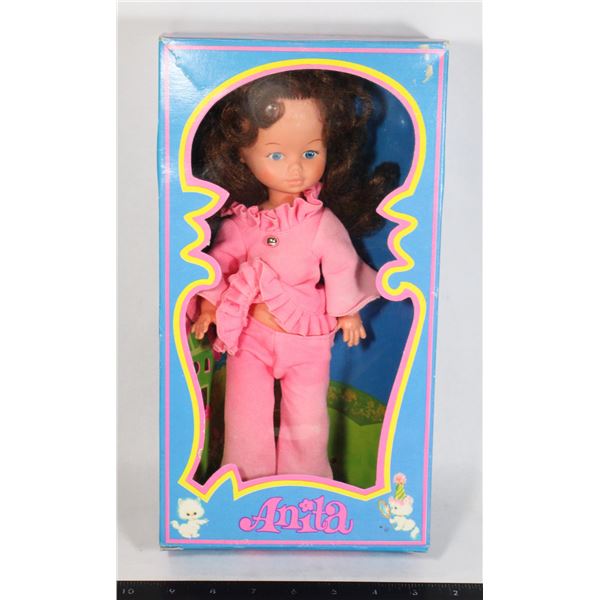 VINTAGE "ANITA" DOLL BY PLAYMATES - 1970'S