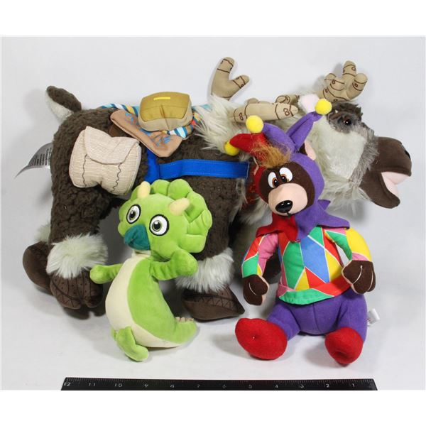 DISNEY FROZEN SVEN PLUSH REINDEER, GIGANOTOSAURUS