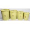 Image 1 : TUPPERWARE - VINTAGE HARVEST GOLD, STARBURST CANIS