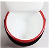 Image 2 : VINTAGE RED VINYL WRAPPED ICE BUCKET