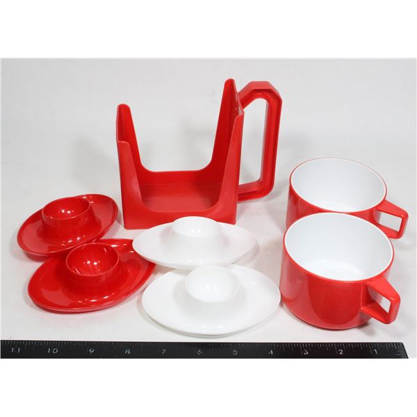 VINTAGE LOT - 2 WESTERN AIRLINES MELMAC MUGS,