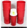 Image 1 : 4 RED TUPPERWARE