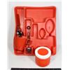 Image 1 : RUSTY RED RUBBERMAID CUTLERY ORGANIZER