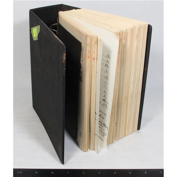 RETRO WINE TASTING BOOK