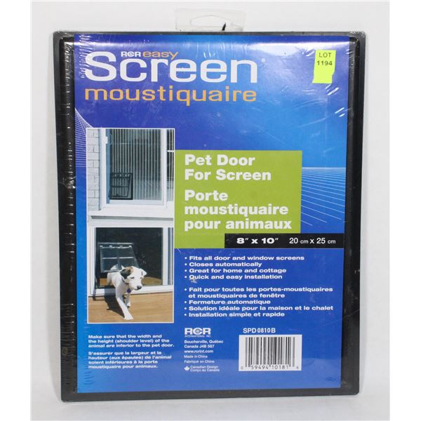 PET DOOR FOR SCREEN