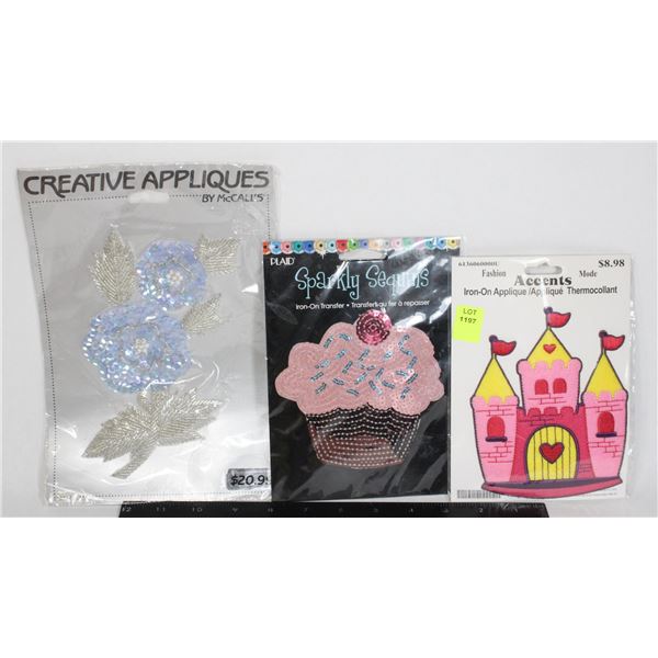 APPLIQUES, PATCHES